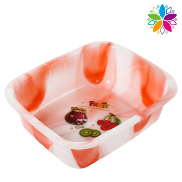 Rectangle Design Plastic Washing Basin (SLP028)